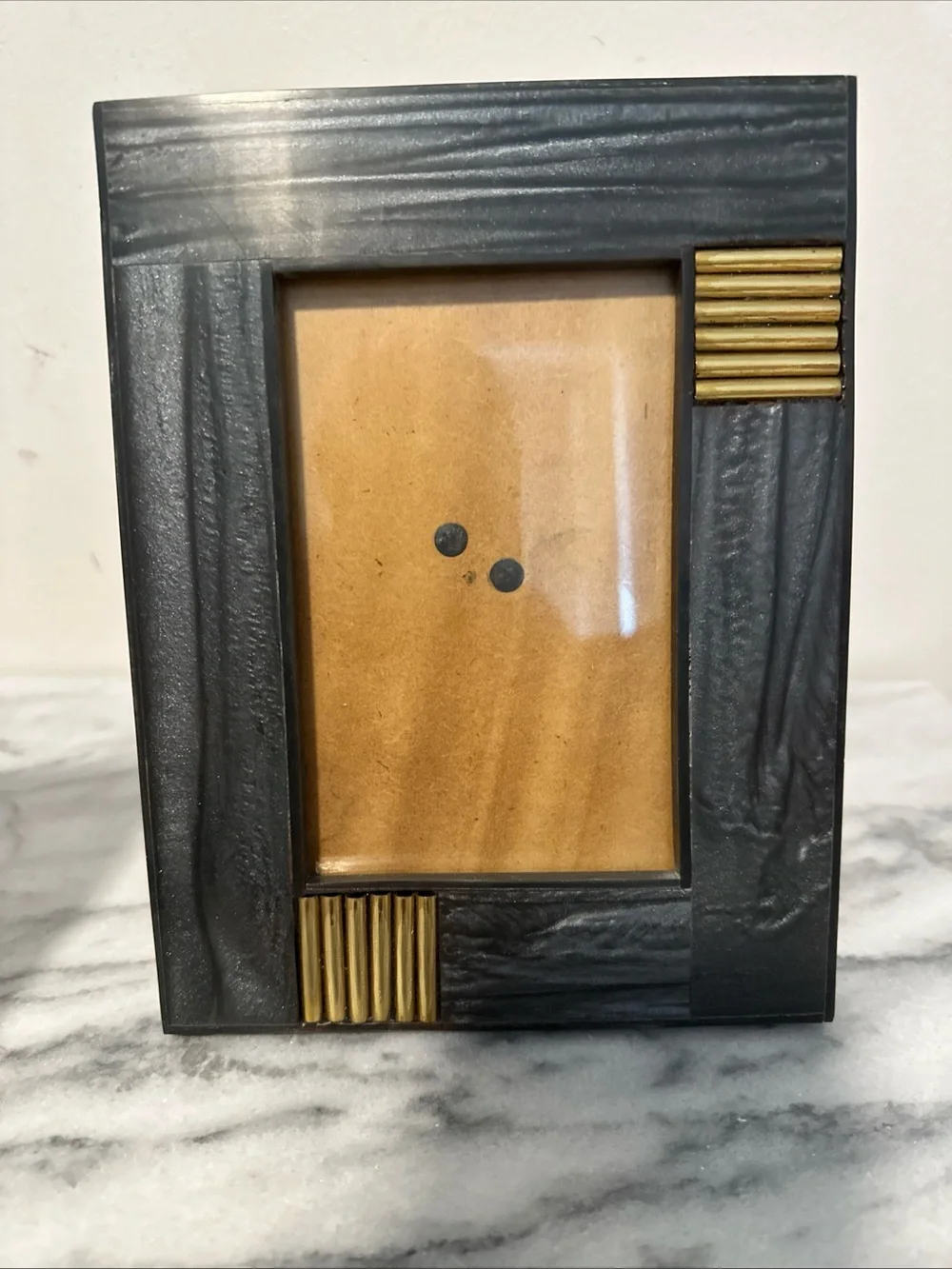 Anthropologie Neutral and Black Decorative Photo Frame Set - Home Accents